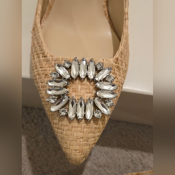 Anne Klein Women's Tan Slingback Shoes - Picture 8 of 11
